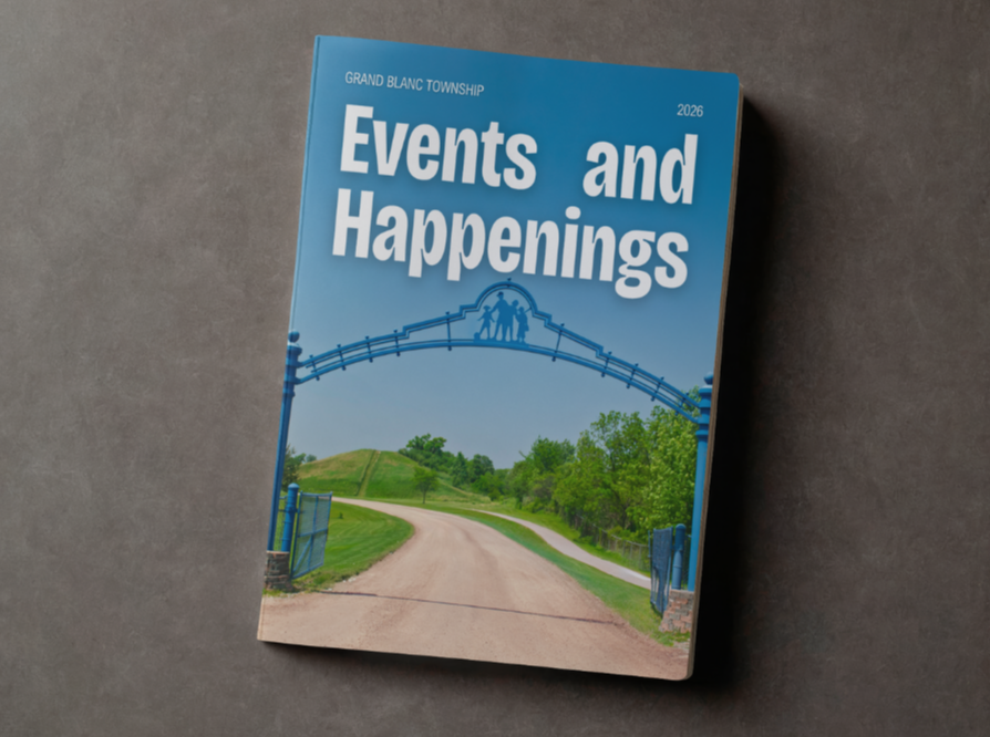 Sponsorship booklet on table